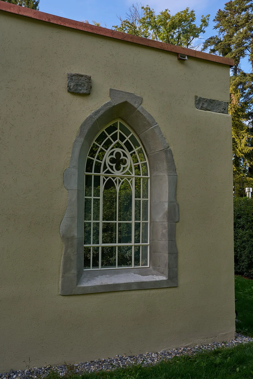 Giessen-Areal Wädenswil: historische Fassade mit Fenstereinfassung